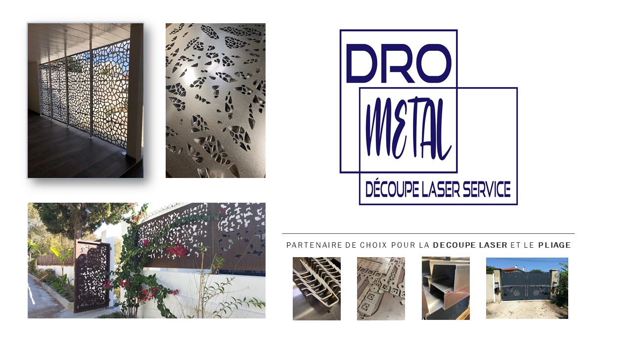 Atelier Drométal - Découpe laser et pliage métal à Portes-lès-Valence